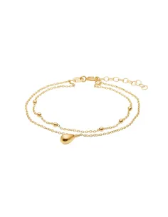 NORDAHL JEWELLERY | Sølv forgyldt armbånd DROPS52