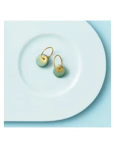 Scherning | SPLASH øreringe · AQUA/GOLD 2