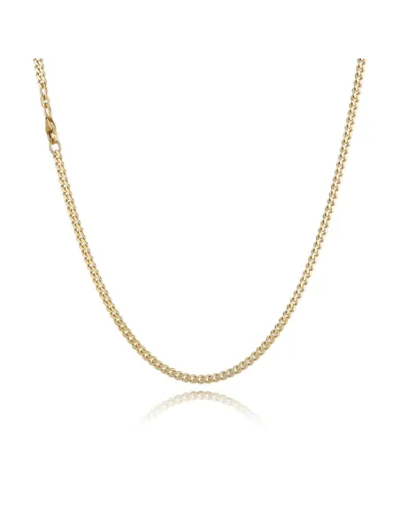 BNH | Halskæde Panser Facet 0,75 mm 14 kt guld