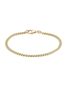 BNH ankerkæde 14 kt guld 0,3 mm – 38-50 cm | Hartmann