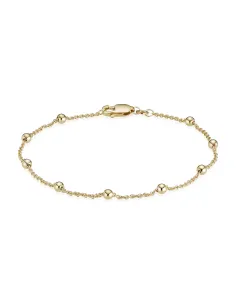 BNH | Anker Rund Armabånd med kugler 1,3 mm 8 kt guld