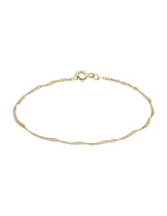 BNH | Singapore Armbånd 2,3 mm Sølv Forgyldt