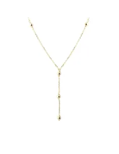 AQUA DULCE | LUNELLA BALL Y-NECKLACE | GOLDEN