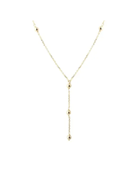 AQUA DULCE | LUNELLA BALL Y-NECKLACE | GOLDEN