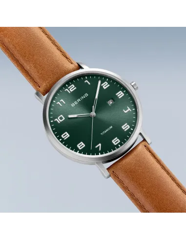 BERING | Titanium | børstet sølv | 18640-568