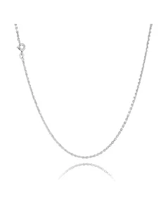 BNH | Anker Facet Halskæde 0,5 mm Sølv