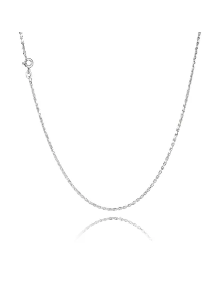 BNH | Anker Facet Halskæde 0,5 mm Sølv