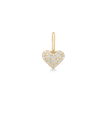 Ro Copenhagen | Symbols My Heart Diamant vedhæng - 18kt Rødguld