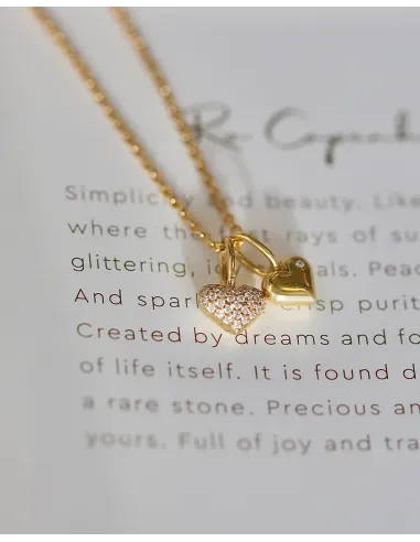 Ro Copenhagen | Symbols My Heart Diamant vedhæng - 18kt Rødguld