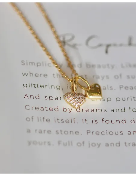 Ro Copenhagen | Symbols My Heart Diamant vedhæng - 18kt Rødguld