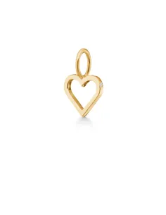 Ro Copenhagen | Symbols Open Heart vedhæng - 18kt Rødguld