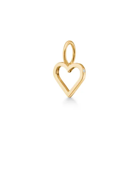 Ro Copenhagen | Symbols Open Heart vedhæng - 18kt Rødguld