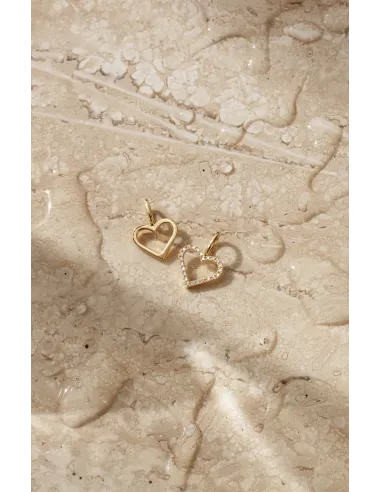 Ro Copenhagen | Symbols Open Heart vedhæng - 18kt Rødguld