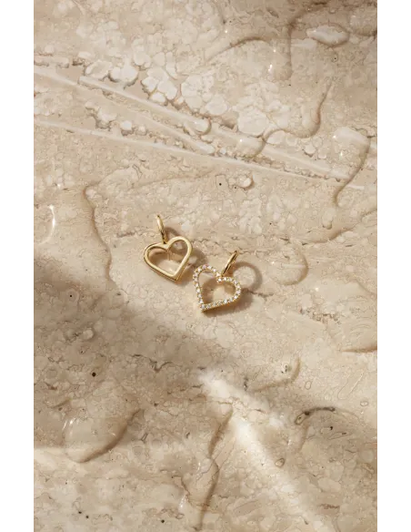 Ro Copenhagen | Symbols Open Heart vedhæng - 18kt Rødguld