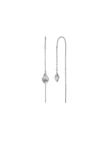 STINE A - PETIT ILE DE L'AMOUR DOUBLE CHAIN EARRING SILVER STINE A - PETIT ILE DE L'AMOUR DOUBLE CHAIN EARRING SILVER