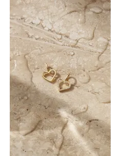 Ro Copenhagen | Symbols Open Heart diamant vedhæng - 18kt Rødguld 2