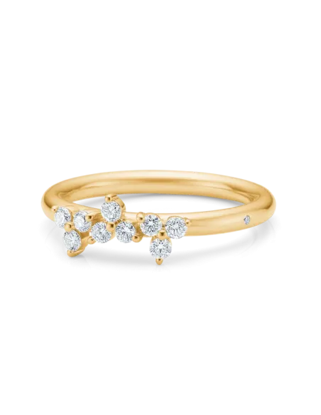 Ro Copenhagen | Fryd diamantring M - 18kt Rødguld