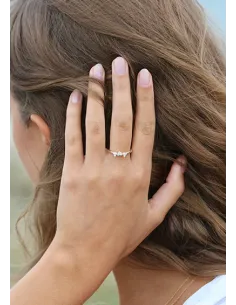 Ro Copenhagen | Fryd diamantring M - 18kt Rødguld 2