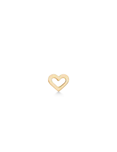 Ro Copenhagen | Symbols Open Heart ørestik - 18kt Rødguld 2