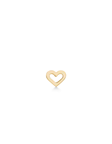 Ro Copenhagen | Symbols Open Heart ørestik - 18kt Rødguld