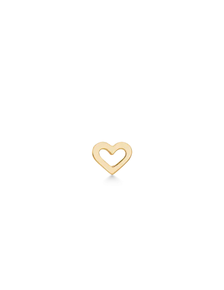 Ro Copenhagen | Symbols Open Heart ørestik - 18kt Rødguld