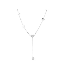 aqua dulce | Karla Y-Simple Necklace | Silver