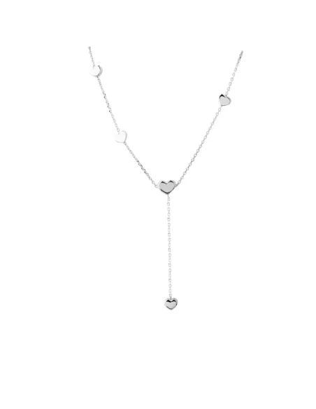 aqua dulce | Karla Y-Simple Necklace | Silver