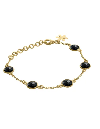 SUSANNE FRIIS BJØRNER | Forg. armbånd m. sort agat