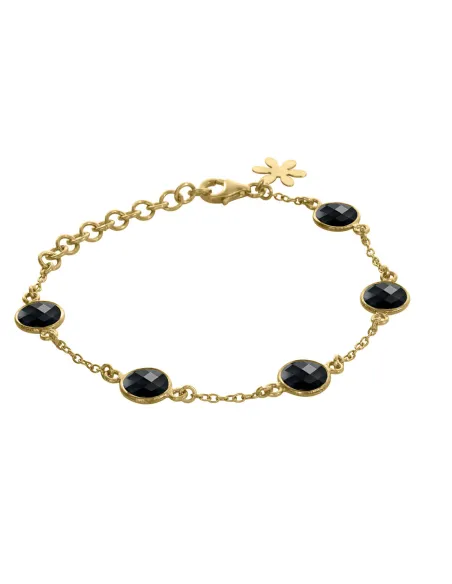 SUSANNE FRIIS BJØRNER | Forg. armbånd m. sort agat