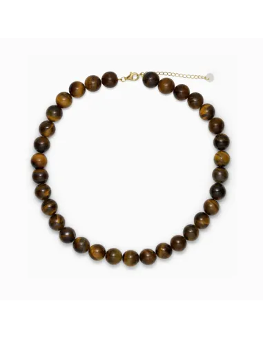 SOÏ | Faro Tiger Eye | Krystal halskæde