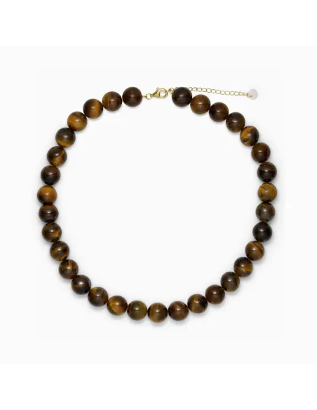 SOÏ | Faro Tiger Eye | Krystal halskæde