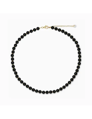 SOÏ | Black Onyx | Krystal halskæde
