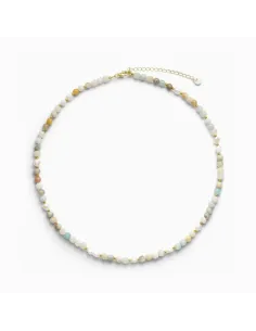 Soï | Ellie Ferskvandsperler Guld Halskæde i Amazonit