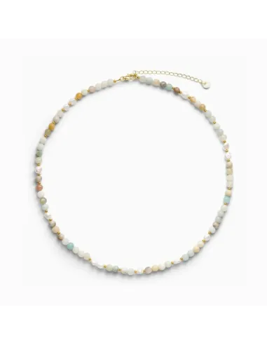 Soï | Ellie Ferskvandsperler Guld Halskæde i Amazonit