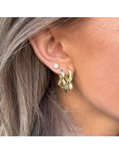 AQUA DULCE | FOREVER HOOP SMALL | GOLDEN 2