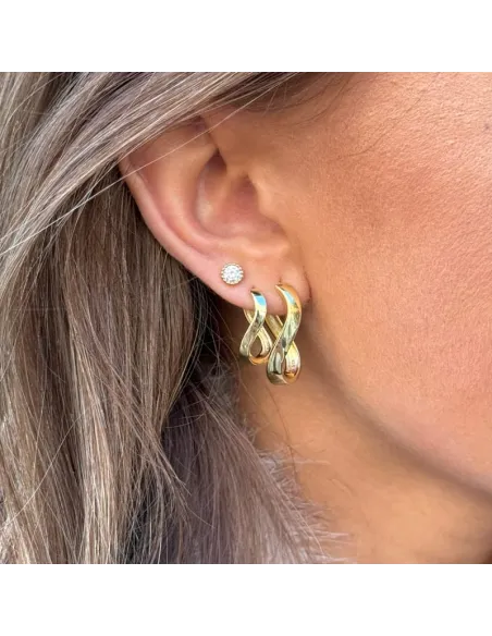 AQUA DULCE | FOREVER HOOP SMALL | GOLDEN