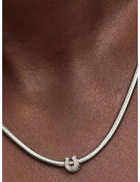 Pandora Julemagi Muranoglas Charm i rød med gylden folie og julemotiver