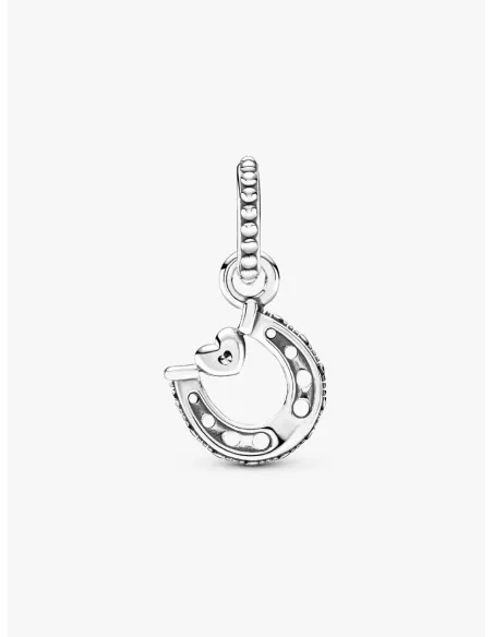 Pandora Julemagi Muranoglas Charm i rød med gylden folie og julemotiver