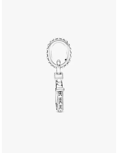 Pandora Julemagi Muranoglas Charm i rød med gylden folie og julemotiver