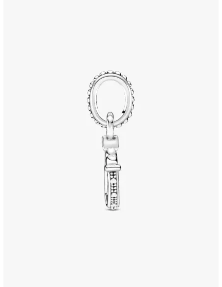 Pandora Julemagi Muranoglas Charm i rød med gylden folie og julemotiver