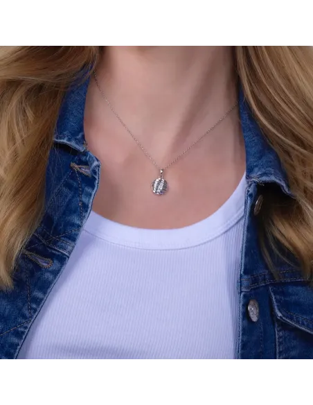 NORDAHL JEWELLERY | Sølv halskæde cirkel BREEZE52