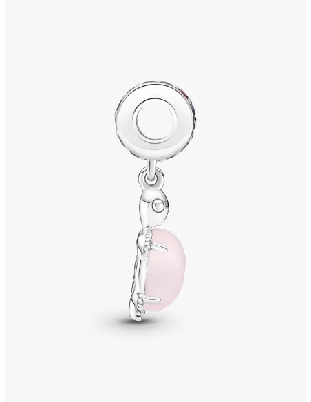 PANDORA | Lyserød Muranoglas Havskildpadde Charm med vedhæng