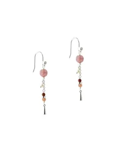 aqua dulce | PEACHY EARHOOK | SILVER