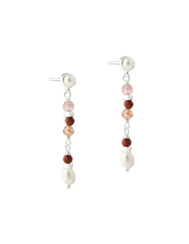 aqua dulce | PEACHY EARTHREAD | SILVER