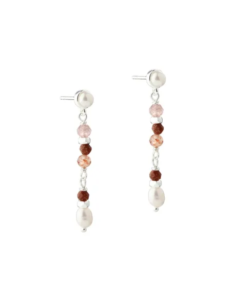 aqua dulce | PEACHY EARTHREAD | SILVER