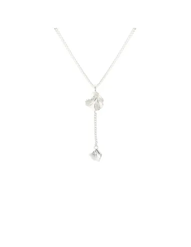 AQUA DULCE | NEW FOLIO NECKLACE SILVER