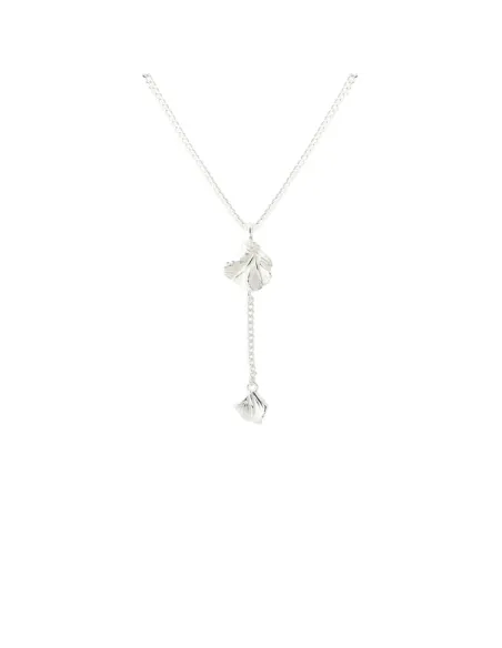 AQUA DULCE | NEW FOLIO NECKLACE SILVER