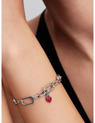 PANDORA | Rød Chakrahjerte Minicharm med Vedhæng