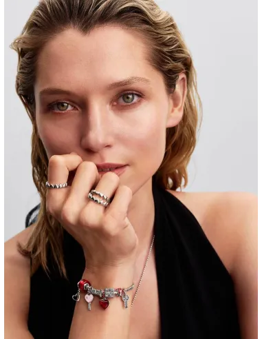 PANDORA | Rødt Muranoglas Charm