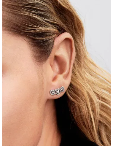 PANDORA | Halo Hjerte Triologi Ørestikker